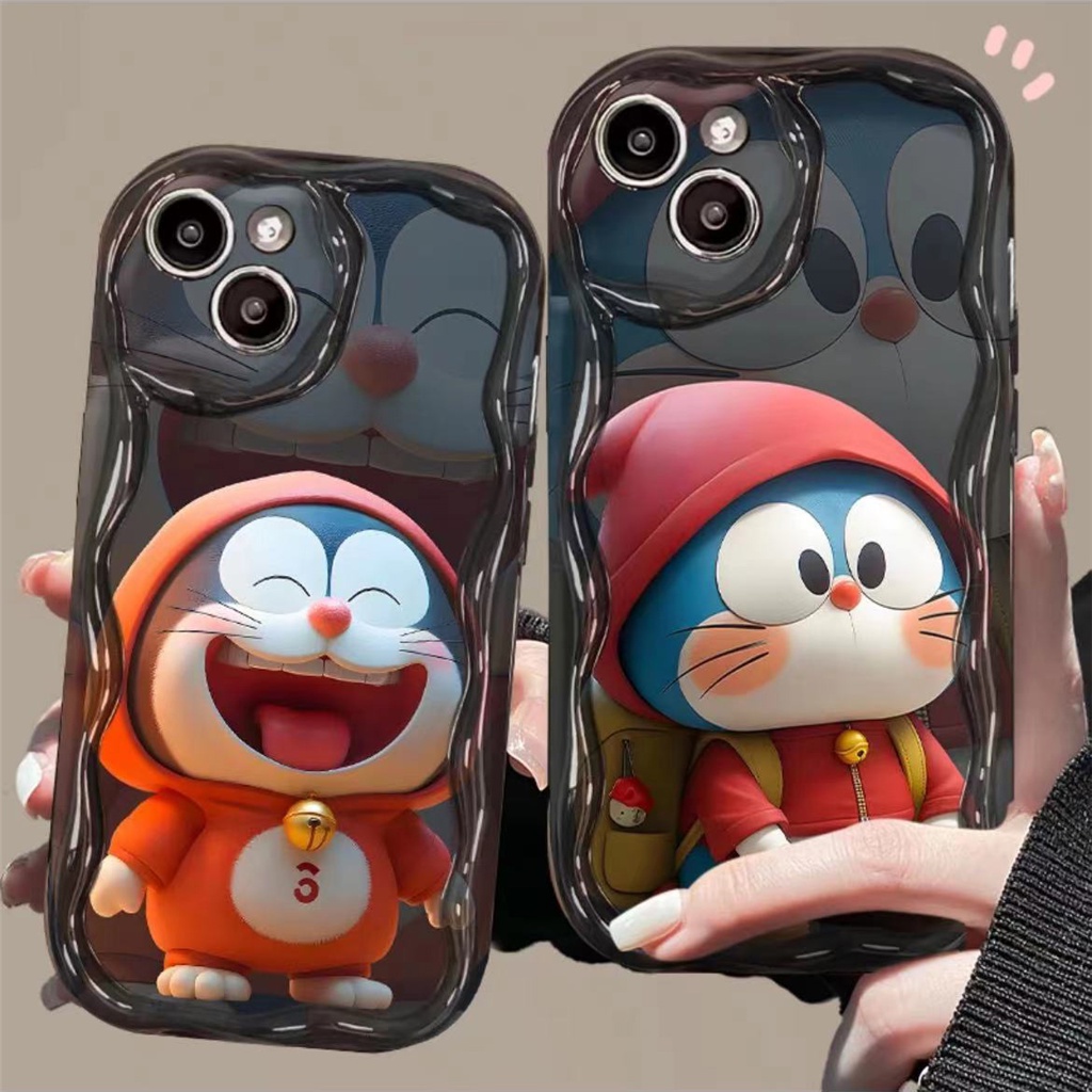 Cartoon Cute Happy Doraemon Case For Redmi 9A 9C 9 10 10A 10C 12C 13C ...