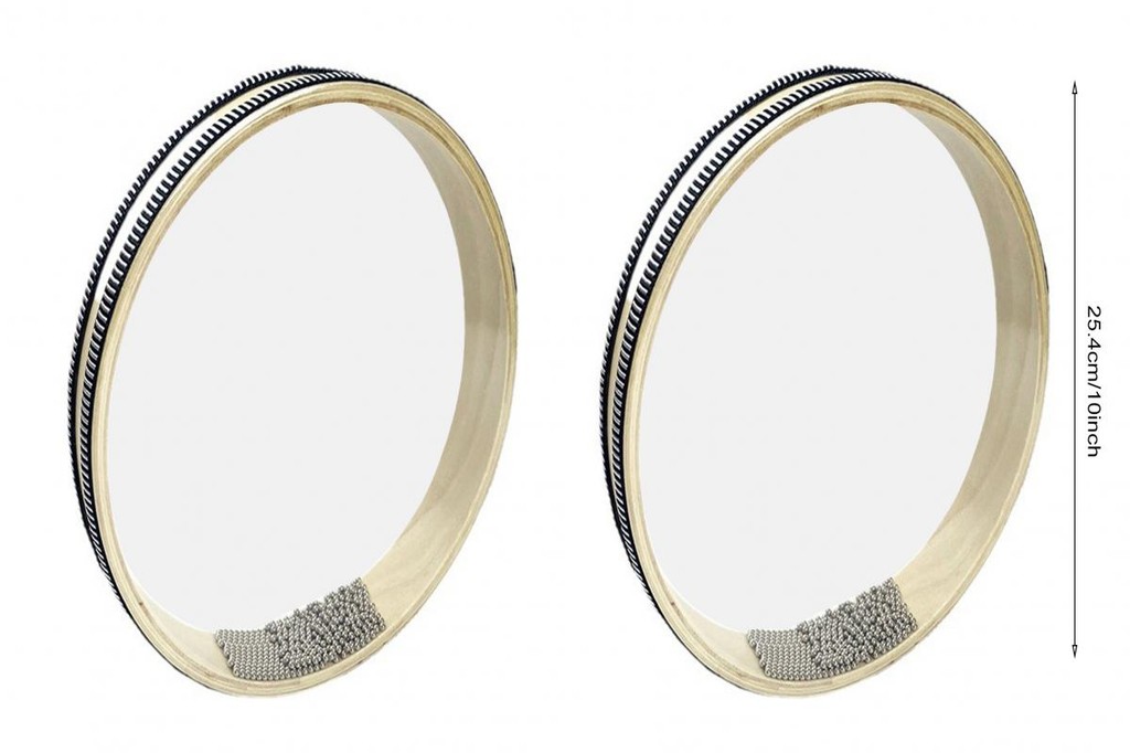 turbobo Wooden Drum Instrument Smooth Wavy Drum Surface Handmade Wooden ...