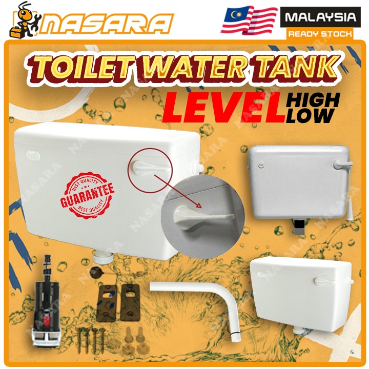 Nasara Vinyl Eco Plastic Toilet Water Tank Cistern Low High Level Tank