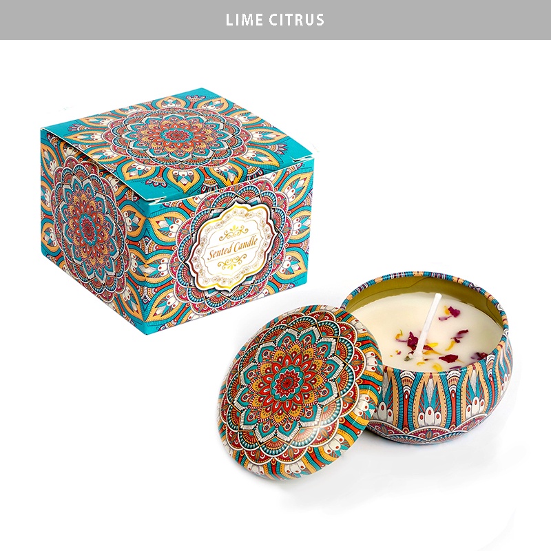 𝗟𝗢𝗡𝗚 𝗟𝗔𝗦𝗧𝗜𝗡𝗚 》 Scented Candles Soy Wax Essential Oil Aromatherapy