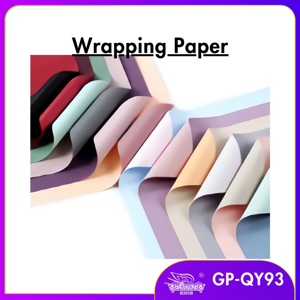 20PCS 58x58cm XL WRAPPING PAPER / GIFT PAPER / KERTAS HADIAH / FLORAL