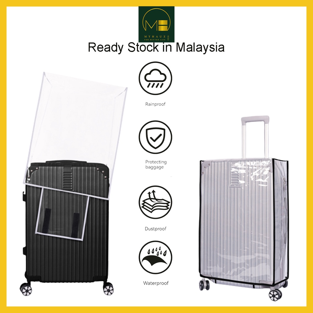 Transparent Luggage Bag Cover Protector Thickened Dust- Proof Travel ...