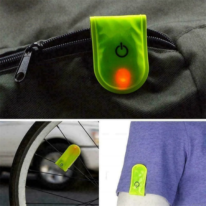 LED Safety Light Outdoor Sports Reflective Magnetic Clip On Strobe ...