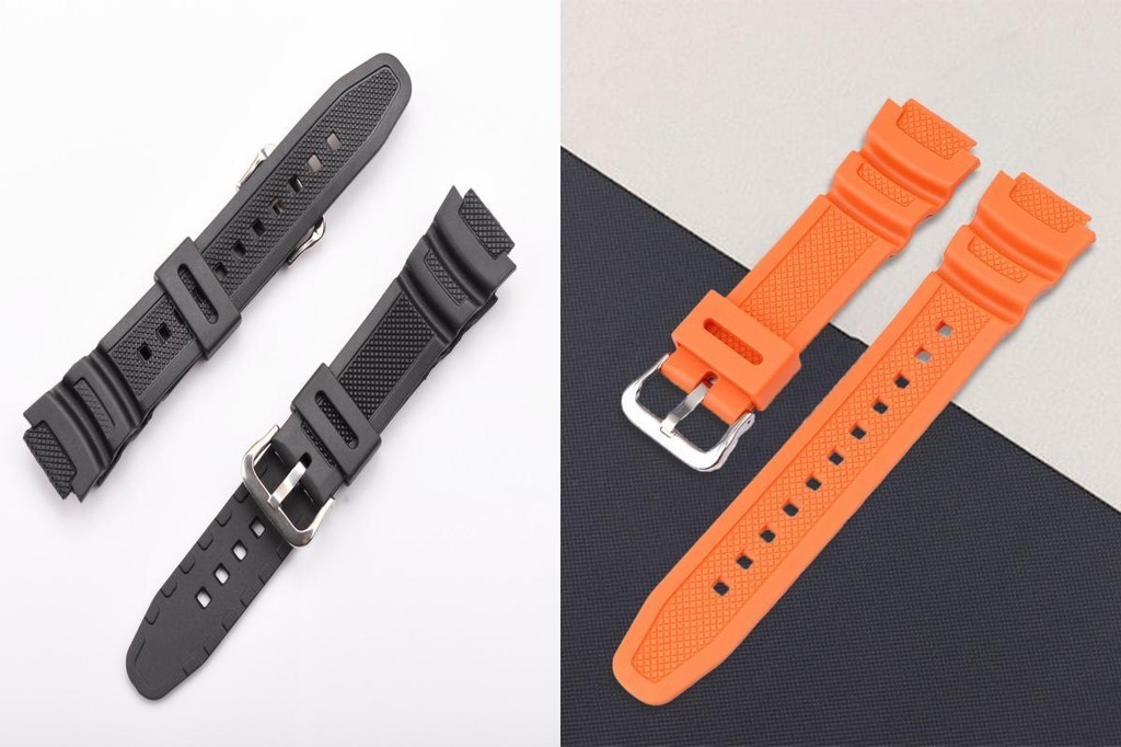 Wholesale Buying Resin Replacement Watch Band W-S200H-1BJF_K0038155