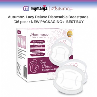 HOT] Autumnz Contoured Washable Breastpad 6pcs Pelapik Nursing Bra