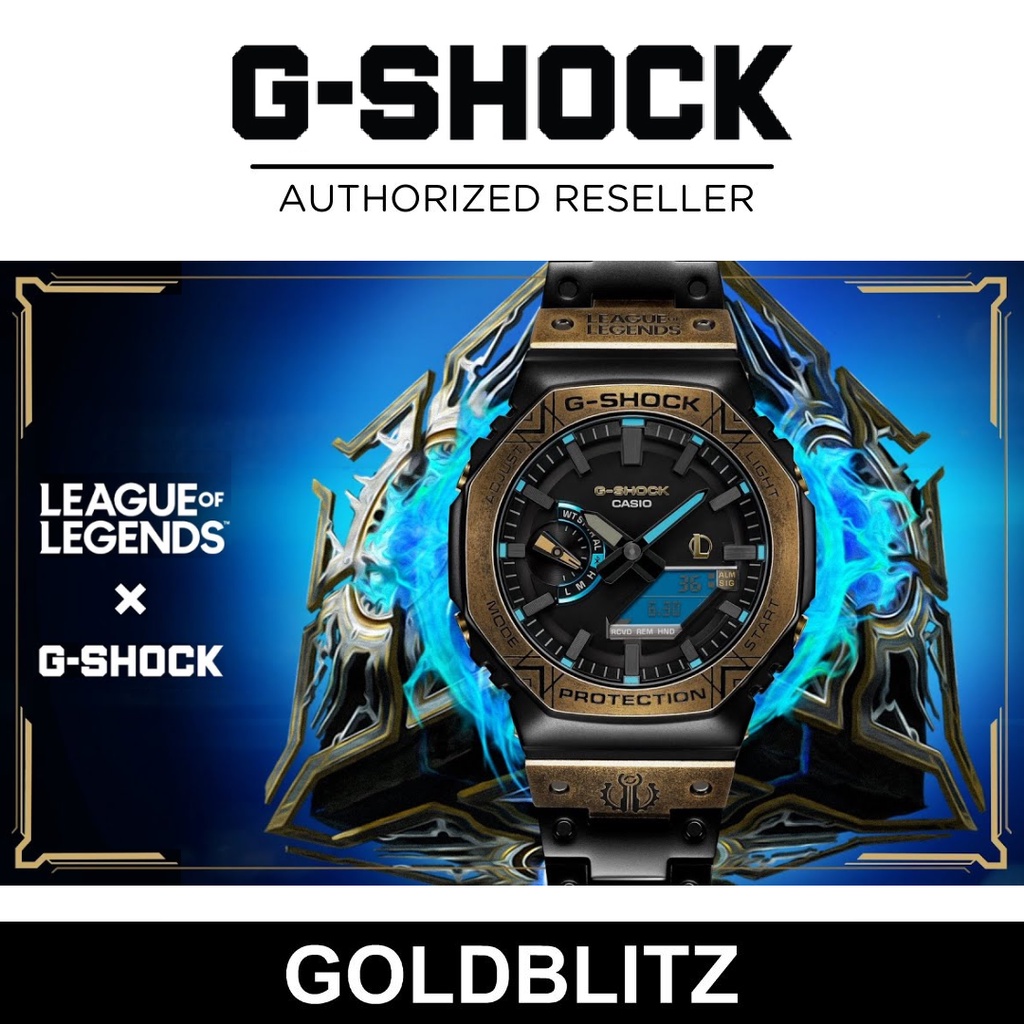 Casio G-Shock LEAGUE OF LEGEND Collaboration model GM-B2100LL-1A Full ...