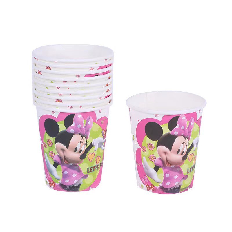 Minnie Mouse Themed Birthday Tableware Supplies Kid Girl Party ...
