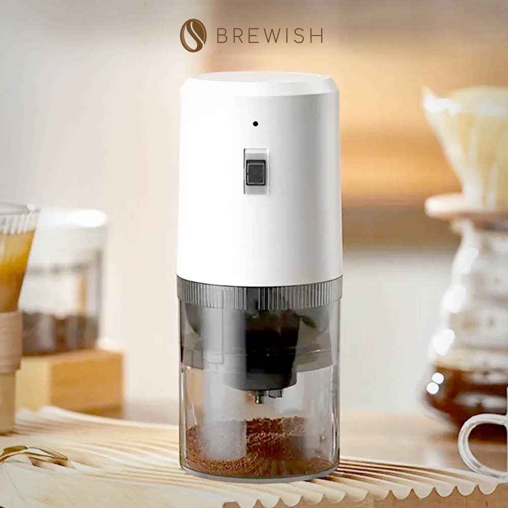 BREWISH Coffee Grinder USB Type-C Charge Portable Coffee Powder Maker ...