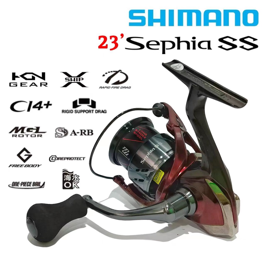 SHIMANO 2023' SEPHIA SS/ 2022' SEPHIA BB SPINNING FISHING REEL