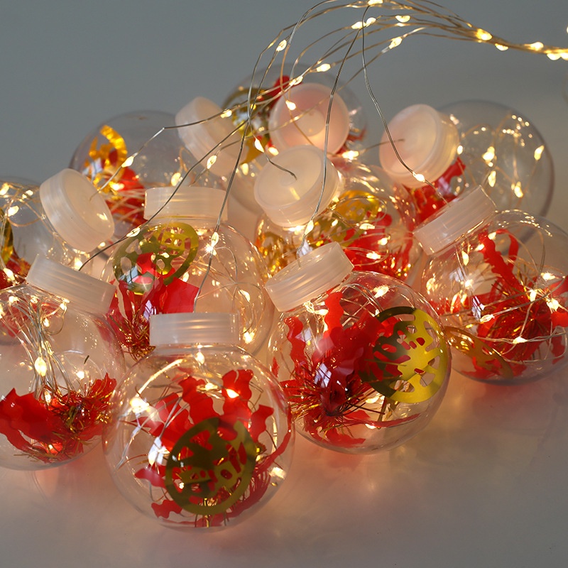 Chinese New Year Light Wishing Ball Lights 220v Plug in Led String ...