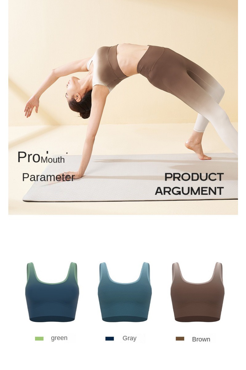 SUPERFLOWER Lycar Gradient Yoga Sports Bra with High Elasticity and ...
