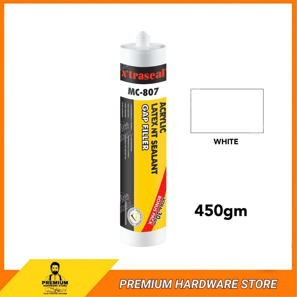 XTRASEAL MC807 Acrylic Latex Sealant Gap Filler 450g Gap Filler