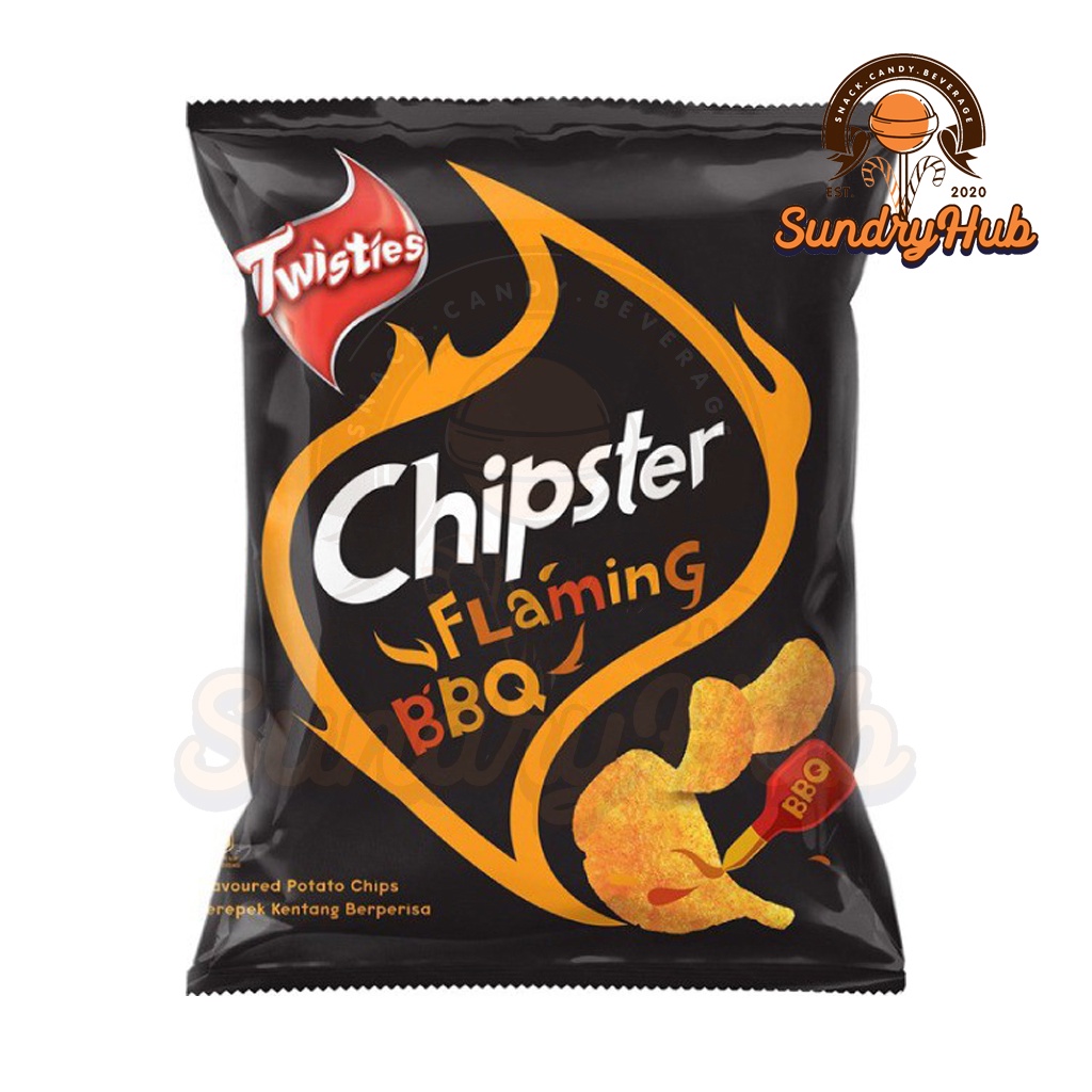 Twisties Potato Chips Chipster Potato Chips Flaming BBQ 60g | Shopee ...