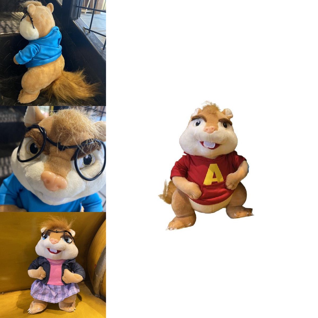 Wonderful Alvin And The Chipmunks Plush With Easy Instructions Care Cleaning Shopee Malaysia