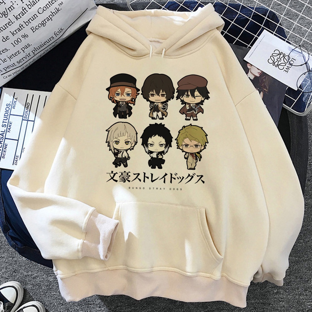 Bungou Stray Dogs Chuuya Nakahara hoodies women Korean style