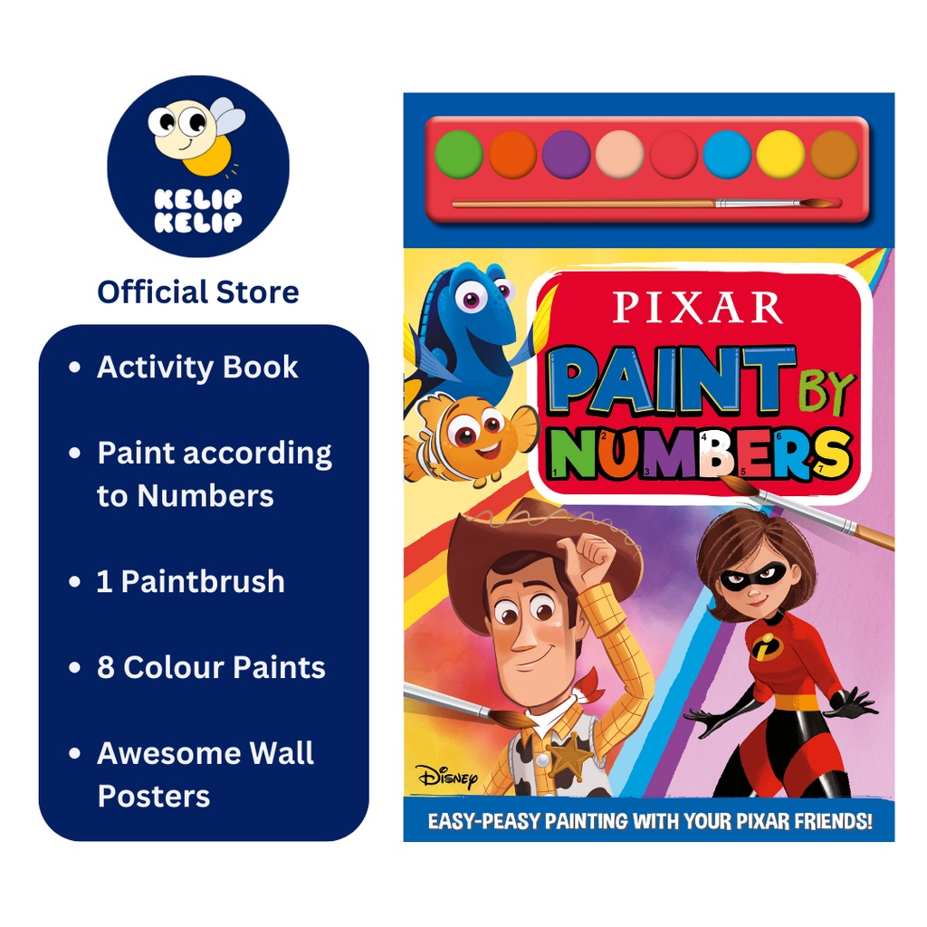 Disney Pixar: Paint By Numbers