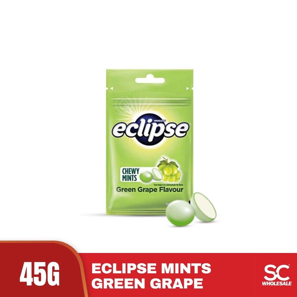 Eclipse Chewy Mints Candy Green Grape 45g Shopee Malaysia