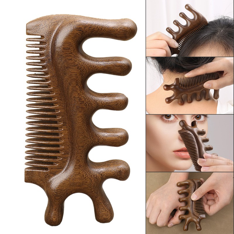 Blood Circulation Massage Relaxing Anti-static Comb / Eye Shoulder Neck ...