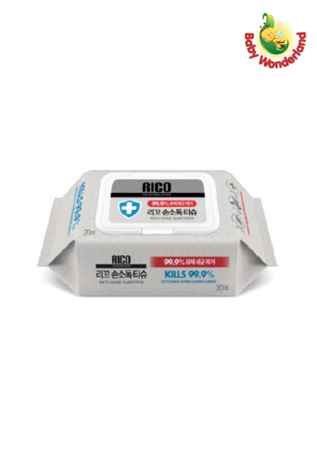 RICO WIPES HAND SANITIZER 20 SHEET | Shopee Malaysia