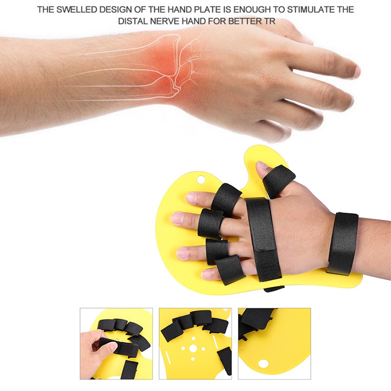 Finger Corrector Finger Orthosis Hand Wrist Flex Spasm Extension Board ...