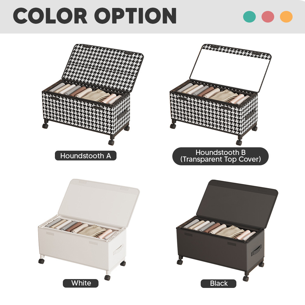 Worthbuy Anti Dust Underbed Storage Box Dormitory Kotak Penyimpanan ...