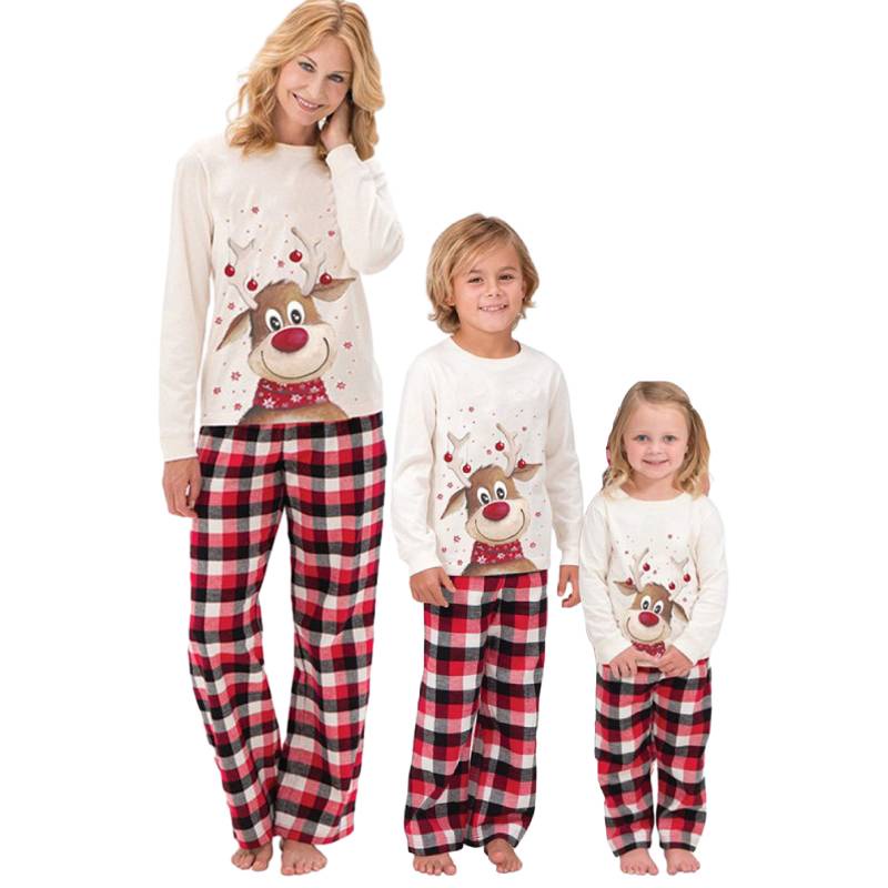 Pajamas Cozy Christmas For The Whole Family Long Sleeve Wear Cotton ...