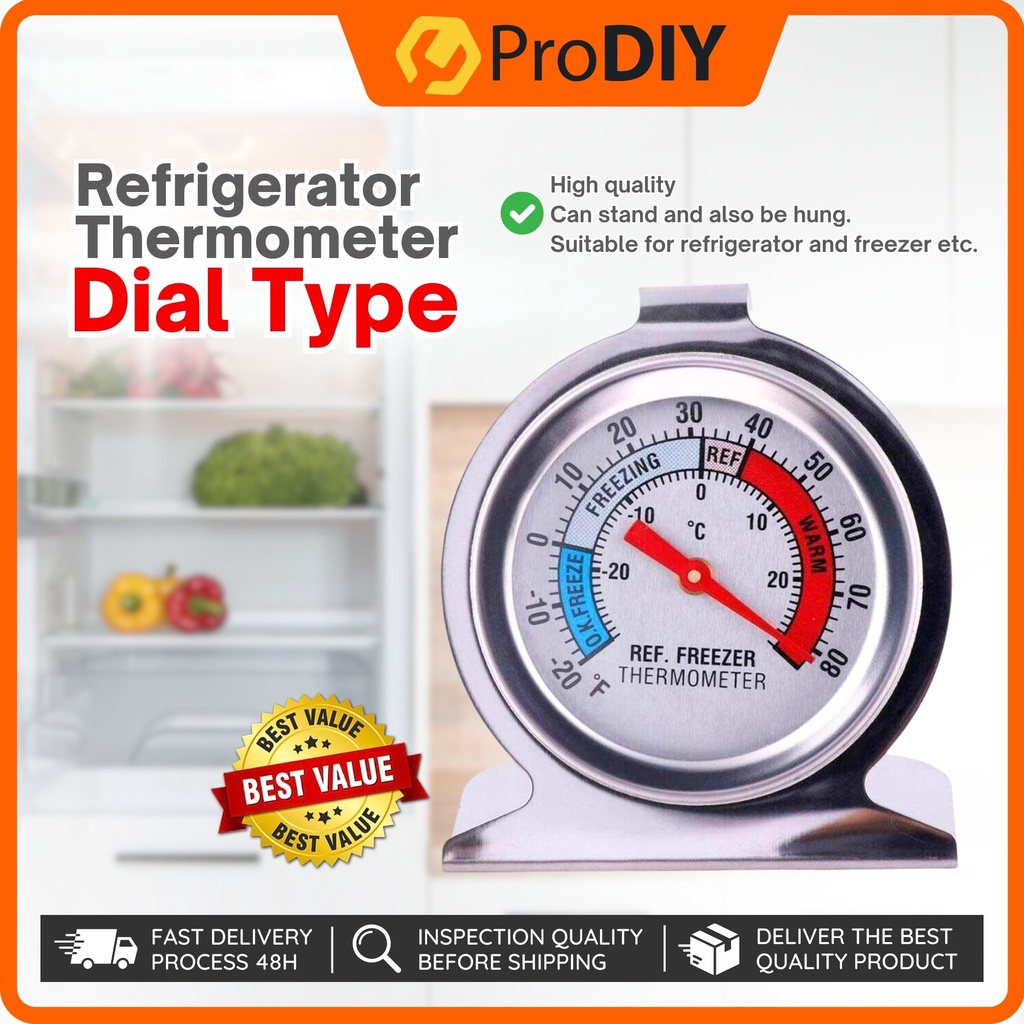 Z1 Refrigerator Freezer Thermometer Dial Type Temperature Indicator