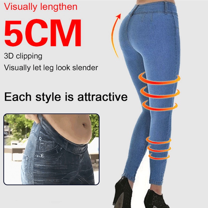 [Ready Stock]HighWaisted Seamless Shapewear Leggings with Faux Pockets