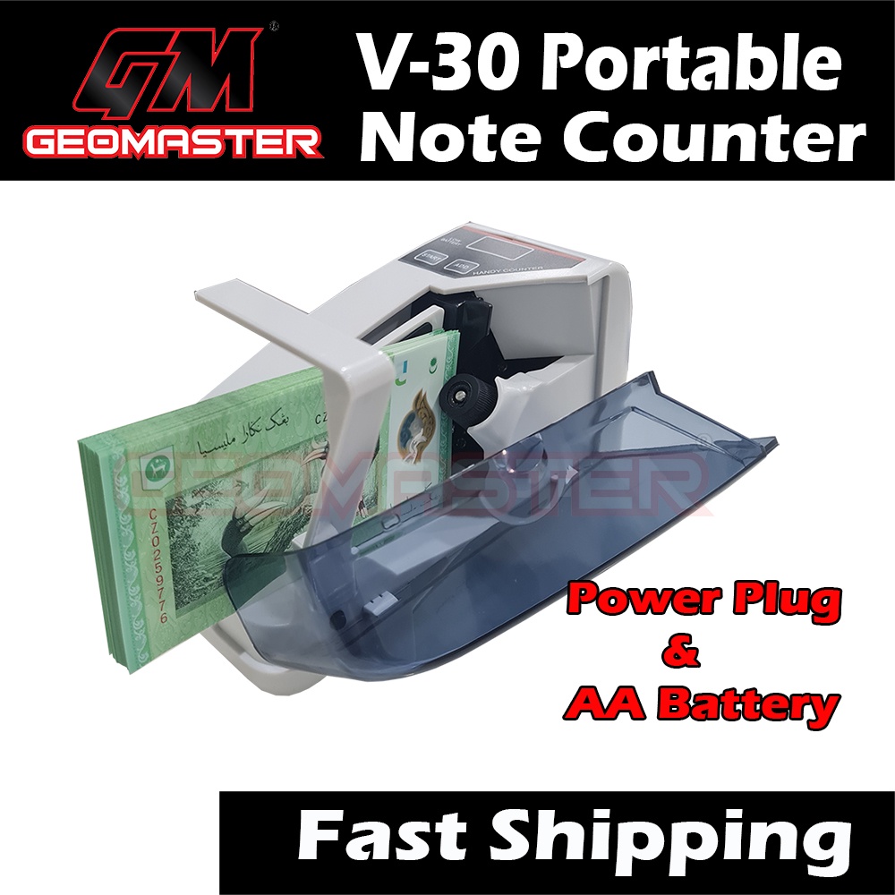 Geomaster Portable V30 Money Counter , Money Counter , Bank Note