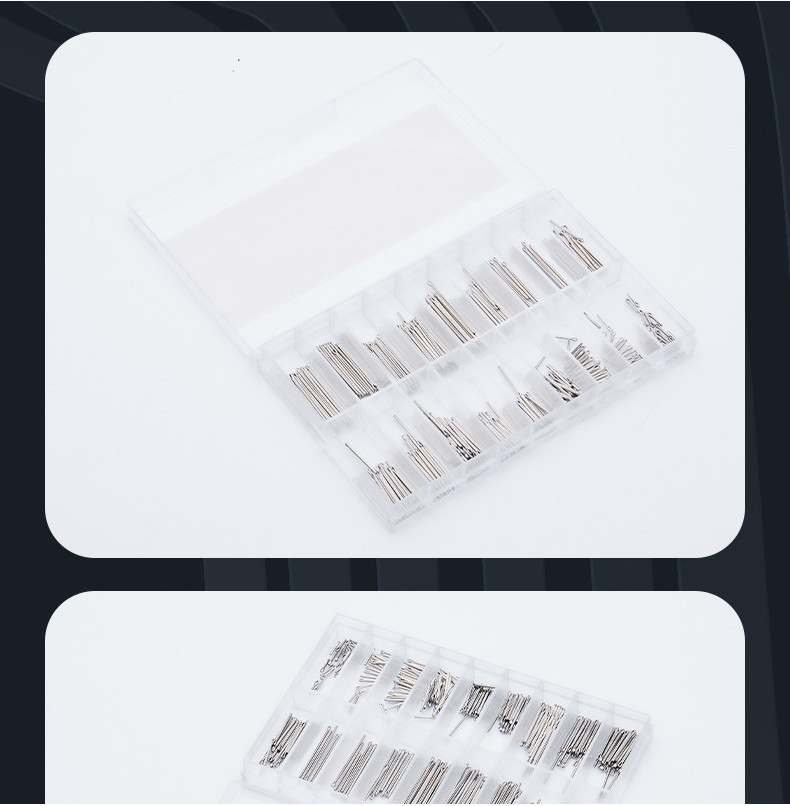 6-23mm 360pcs Watch Band Split Pins With Box Stainless Steel Bracelet ...