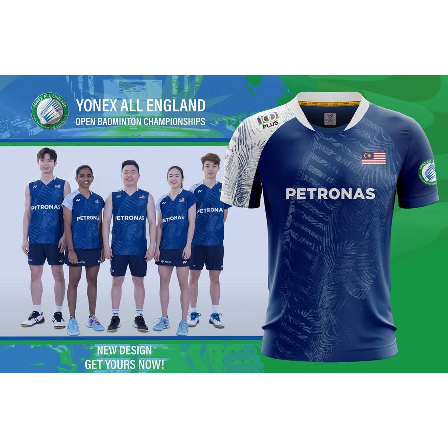 Yonex All England Petronas Malaysia 2023 Badminton Jersey Custom Name