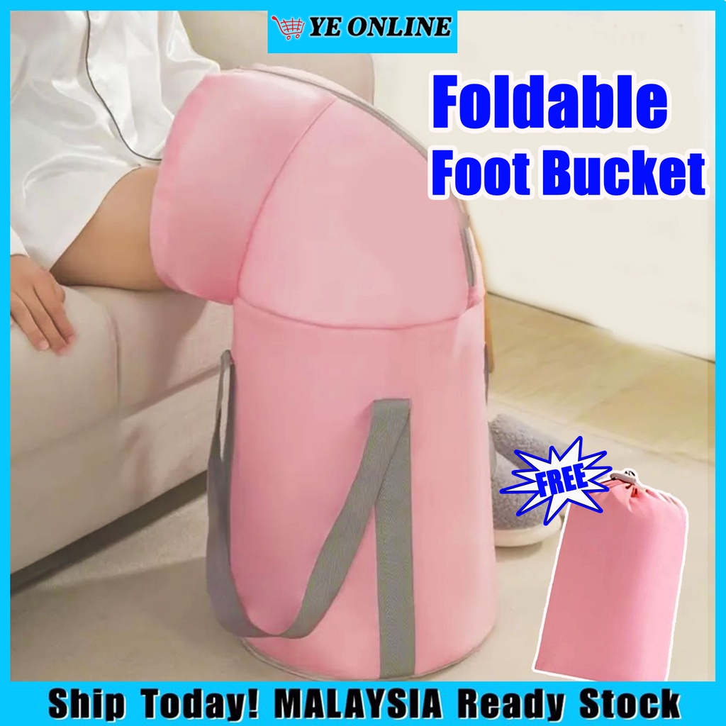 Foldable Footbasin Portable Pedicure Foot Spa Bucket Foot Soaking ...
