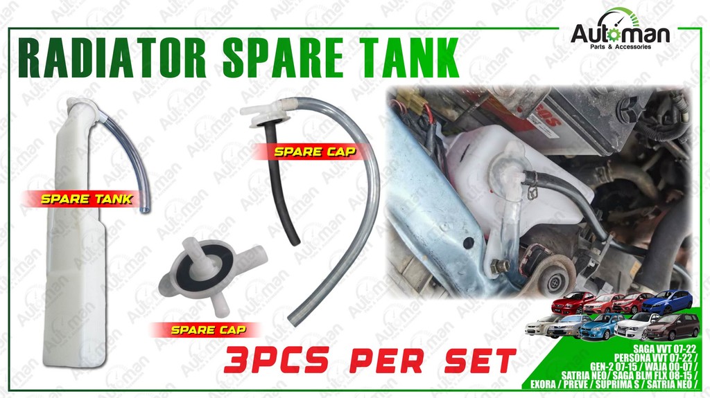 Radiator Water Spare Tank Second Proton Persona Gen-2 Waja Satria Saga ...