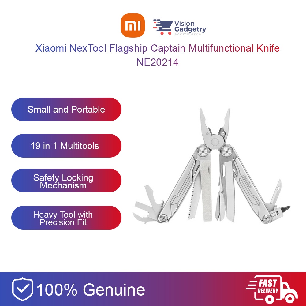 Nextool Flagship Captain 19in1 Multifunctional Knife NE20214 | Shopee ...