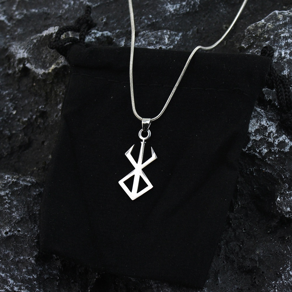 Berserk Necklace Guts Sword Logo Pendants Choker The Mad Warrior Of ...