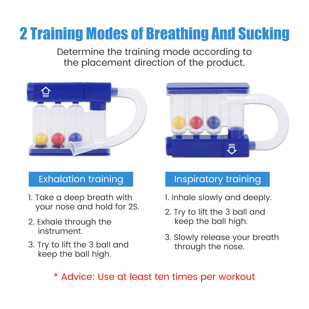 Breathing Exerciser Lung Breathing Exerciser Vital Capacity Apparatus ...