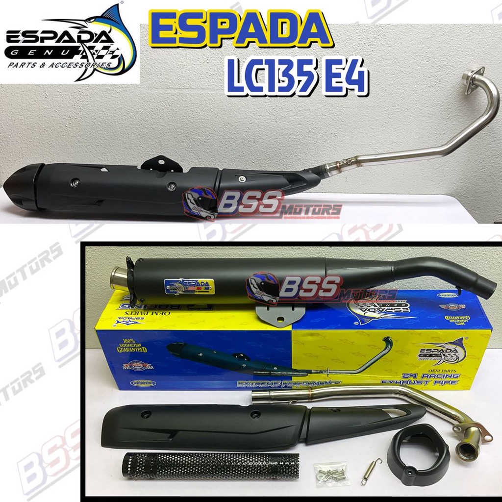 Exhaust Espada STD Cutting E4 E5 V5 E6 E7 BP1 BP2 LC135 Y15ZR Y16 RS150 ...