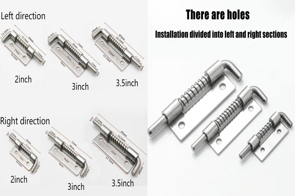 TF* Anti-theft Door Latch Stainless Steel Door Latch Pin Rustproof ...