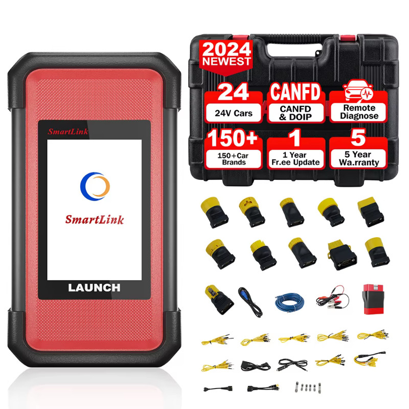 LAUNCH X431 SmartLink C HD Heavy Duty 24V Truck Module Truck/Machinery ...