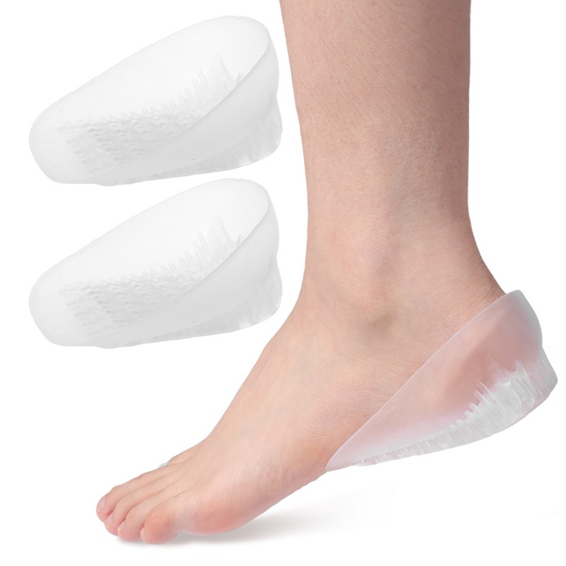 Foot Protectors Height Increase Half Insoles-U Shaped Silicone Back Pad ...