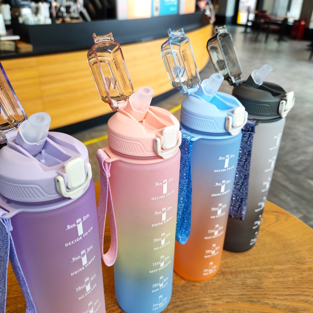 SUMAIRU [1000ml] Children Kids Sports 1L Water Bottles School Student ...