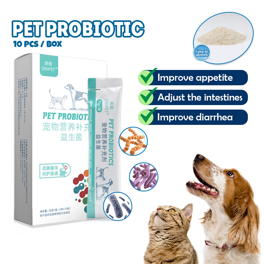 CATQUEEN Pet Probiotic Cat Probiotic Dog Probiotic Pet Supplement Cat