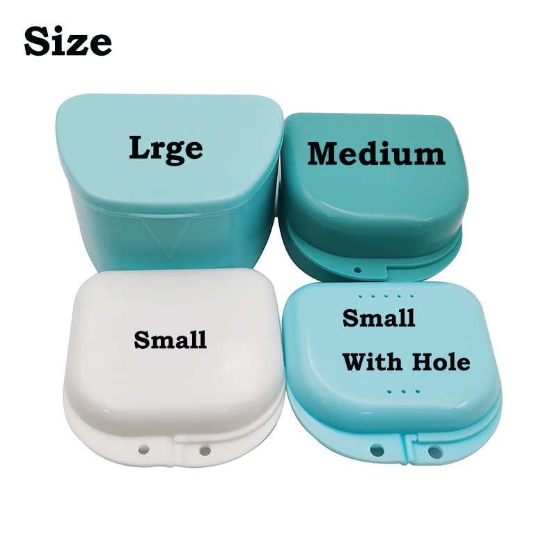 Tooth Placement Box Denture Storage Box Retainer Case Oral Hygiene ...