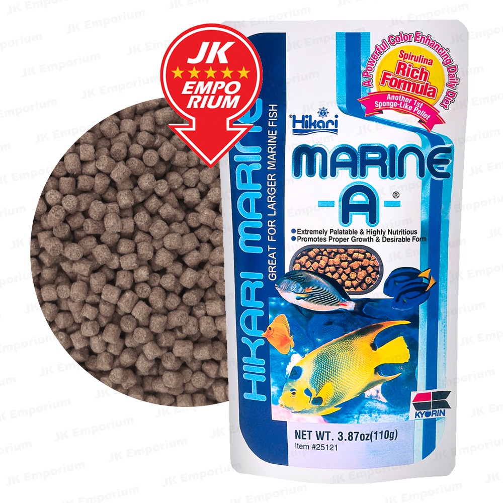 Hikari Marine A 110g Color Enhancement DHA EPA Sinking Larger Marine