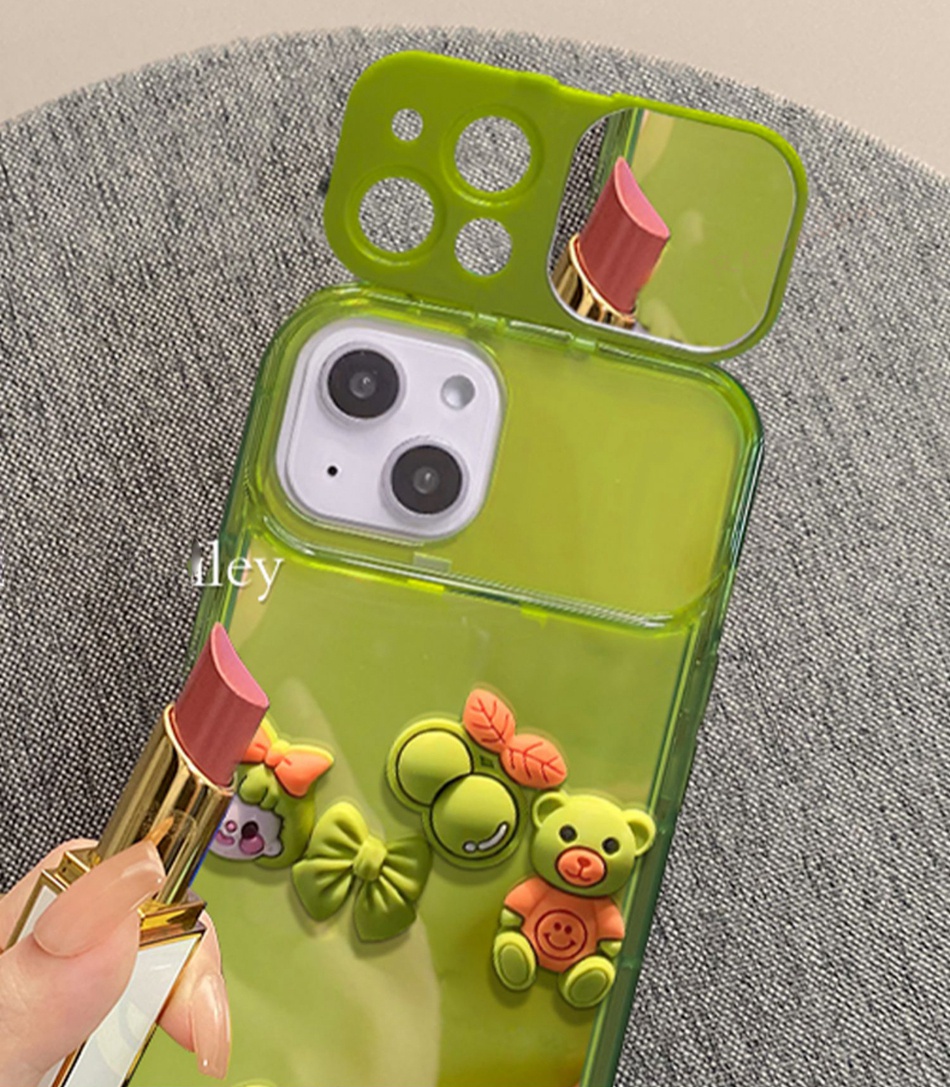 Flower Girl Mirror Phone Case for IPhone 15 11 12 13 14 Pro Max Plus