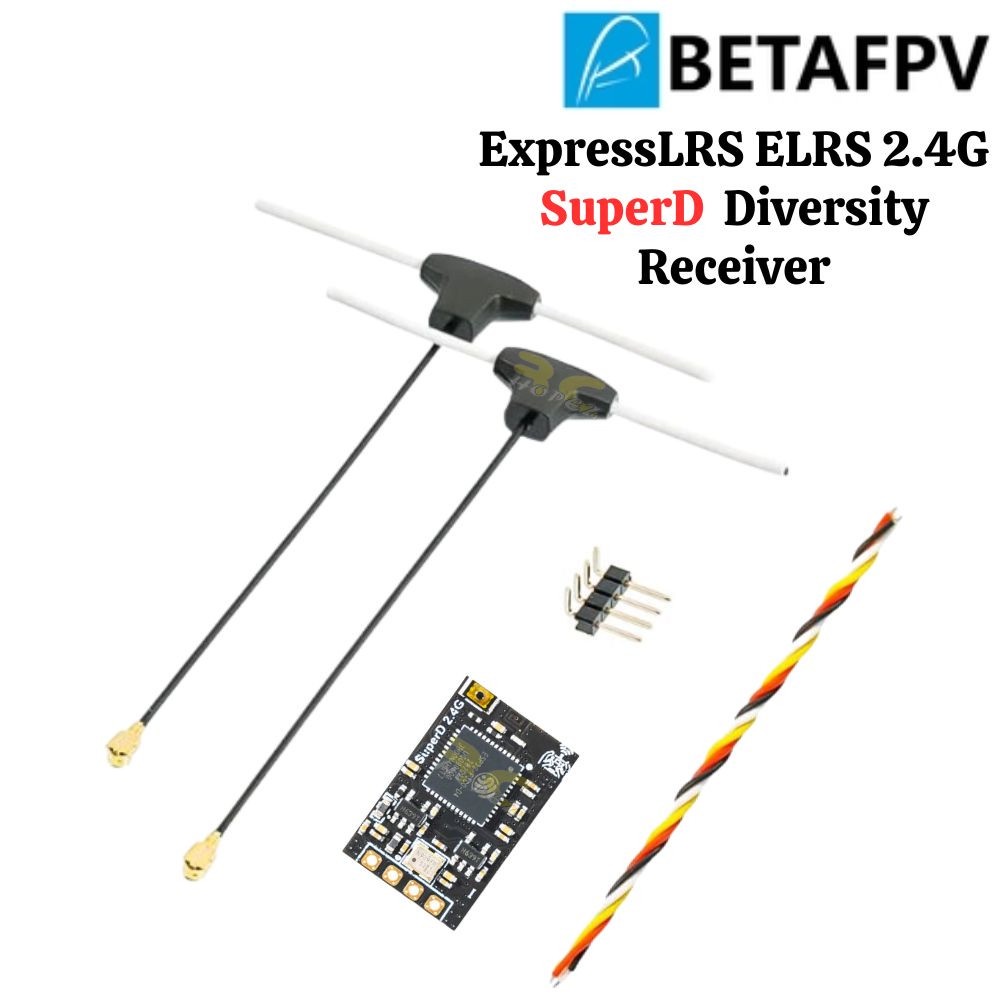 BETAFPV SuperD ELRS ExpressLRS 2.4G Diversity Receiver for FPV