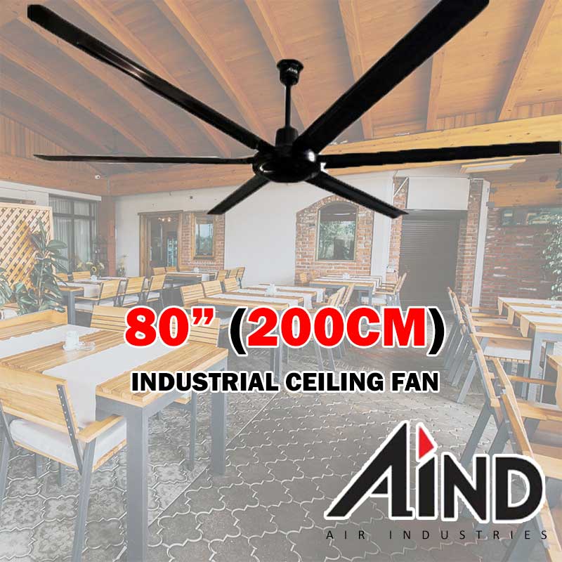 AIND kipas siling besar 80 Inch Industrial Large Ceiling Fan (1 Year