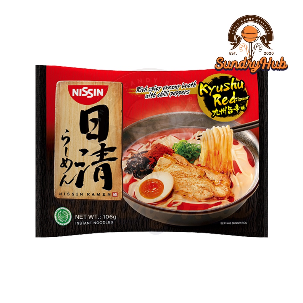 Nissin Premium Instant Noodles Kyushu Red 106g | Shopee Malaysia