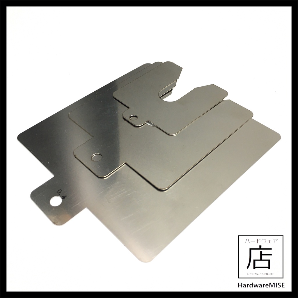 304 Stainless Steel Slotted Shim 0.05mm Pre-Cut Precision Shims ...