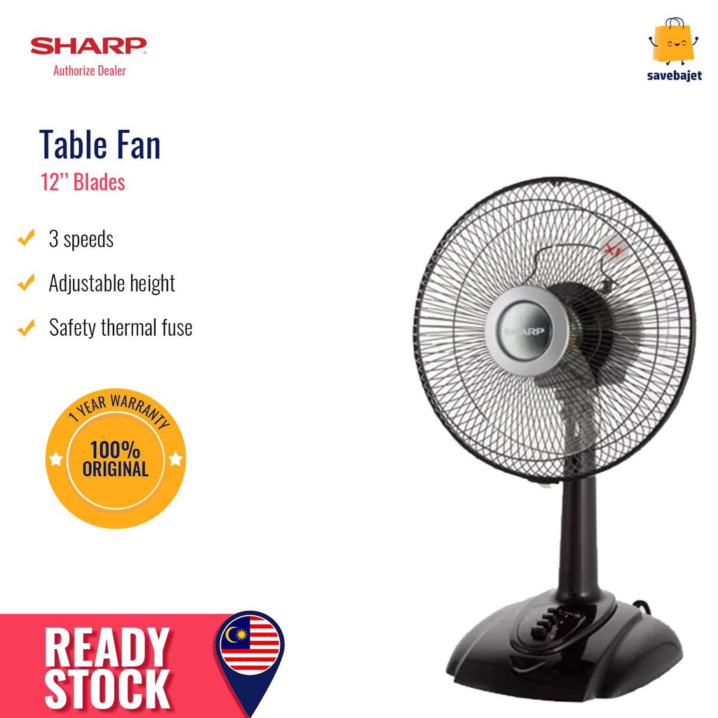 SHARP Table Fan (12